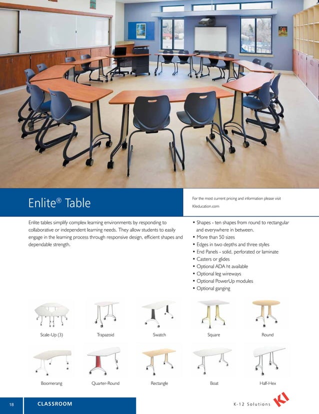 Longo KI School Classroom Furniture Catalog (2012) catalog