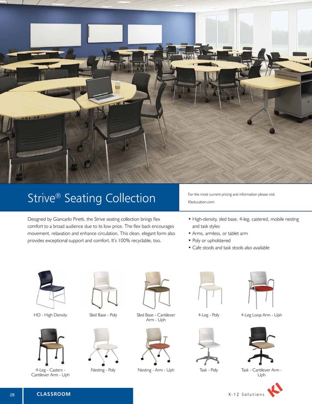 Longo KI School Classroom Furniture Catalog (2012) catalog