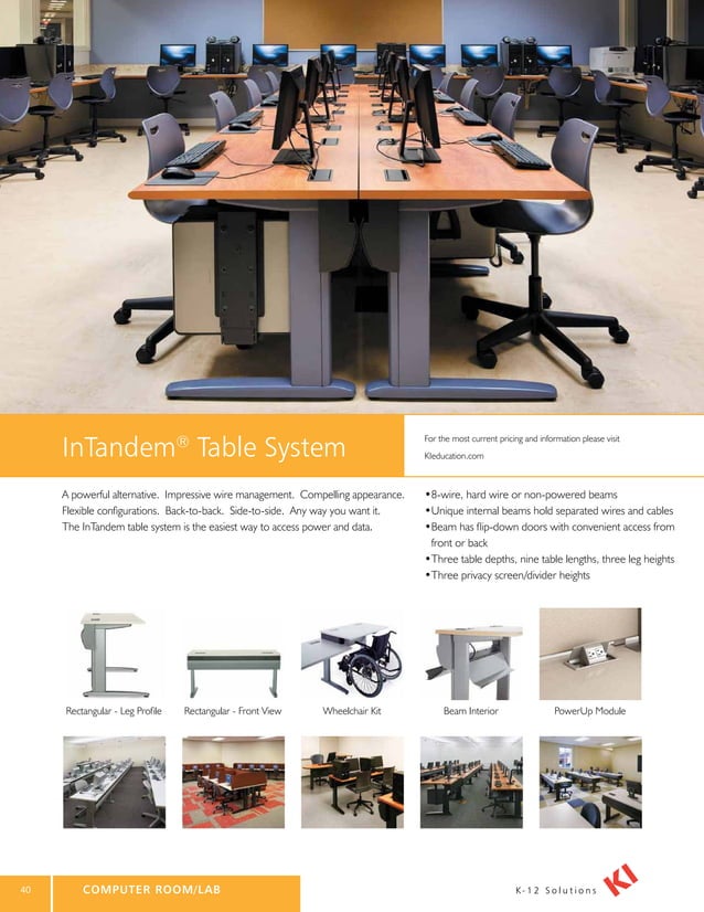 Longo KI School Classroom Furniture Catalog (2012) catalog