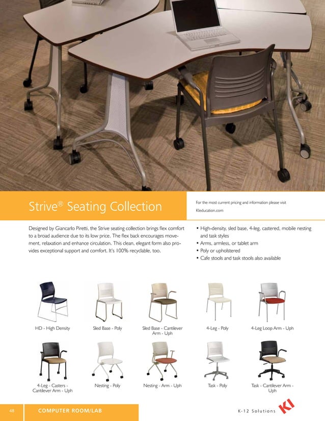 Longo KI School Classroom Furniture Catalog (2012) catalog