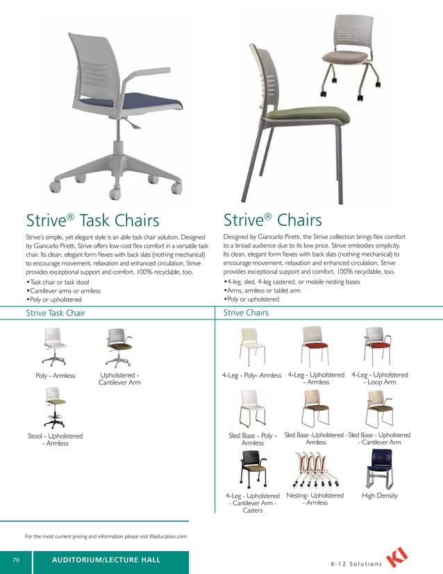 Longo KI School Classroom Furniture Catalog (2012) catalog