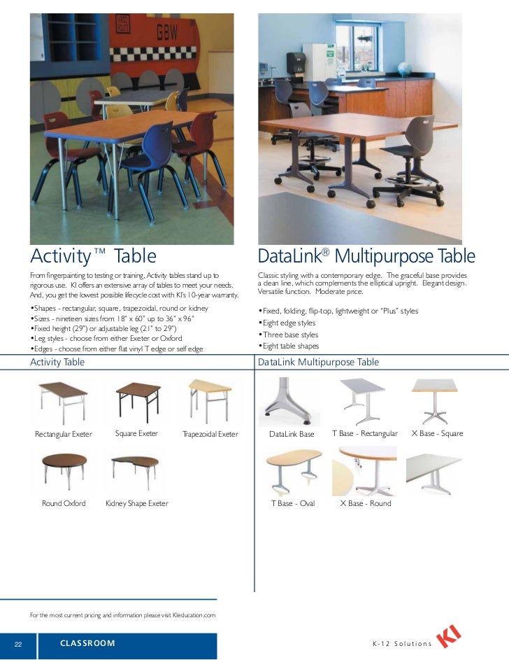 Longo KI School Classroom Furniture Catalog (2012) catalog