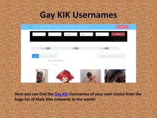 Kik Names