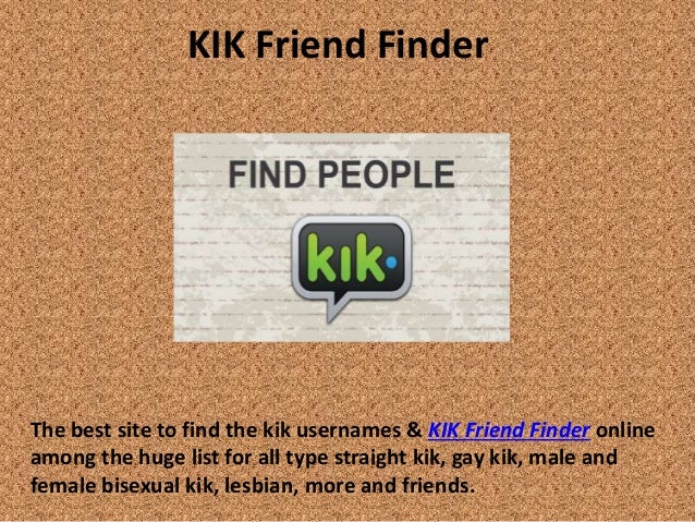 Female kik Kik your. 