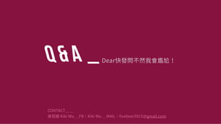 Q & a _
?
 