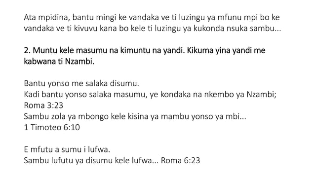 Kikongo Soul Winning Gospel Presentation - Only JESUS CHRIST Saves.pptx