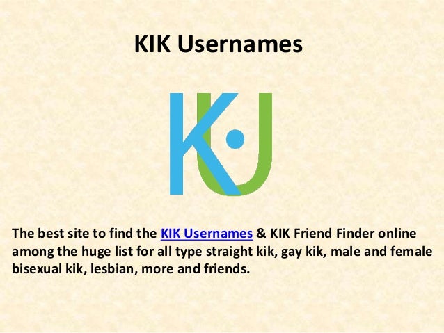 Kik female Kik Pals. 