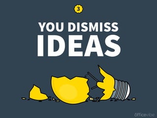 YOU DISMISS
IDEAS
 