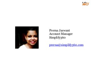Prerna Jaswant
Account Manager
Simplify360
prerna@simplify360.com

 