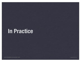 In Practice



LEAN UX FUNDAMENTALS, KELLOGG EDITION 04/2011   JANICE@LUXR.CO
 