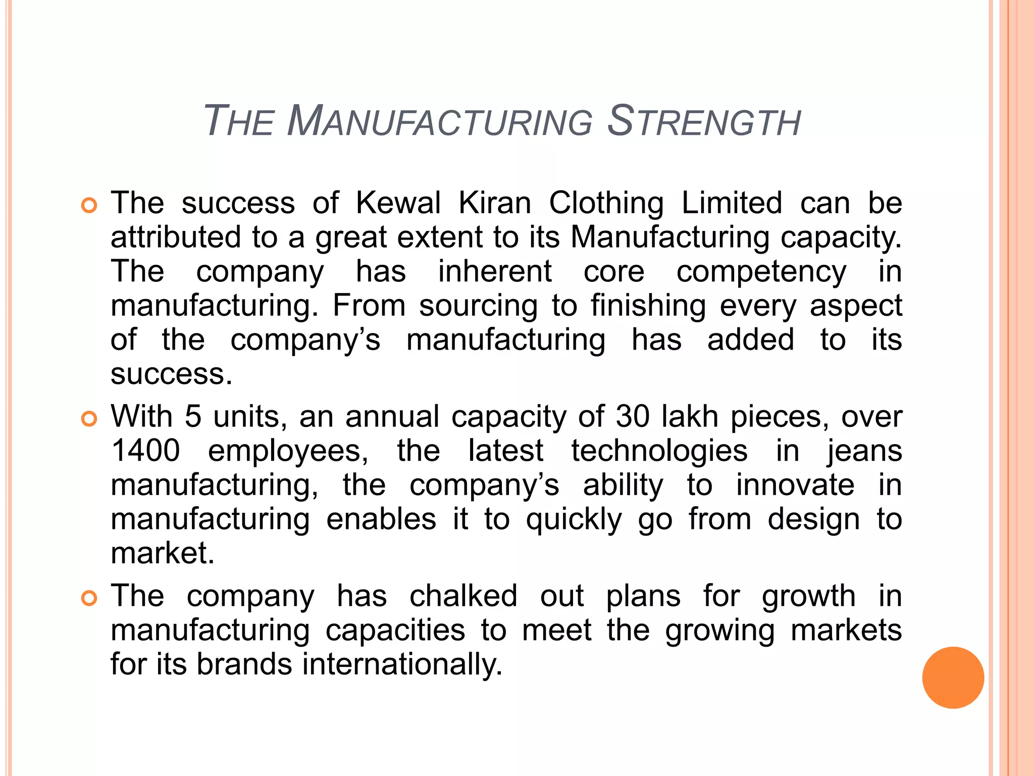 A keen student of finance and a hands-on manager, he heads the finance functions and is responsible for the overall management of the affairs of the company.