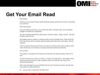 Get Your Email Read
 