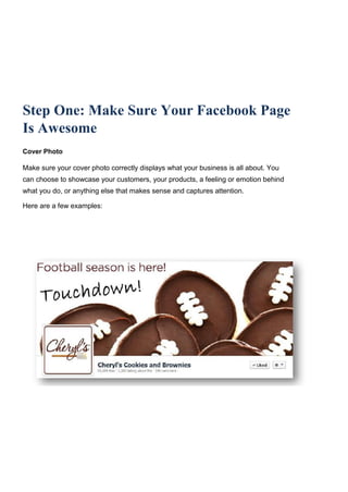  FaceBook Advertising Tactics 