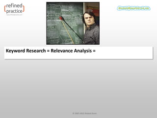 Expert Panel Session - Killer Keyword Research - ionSearch 2012