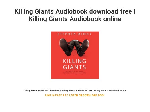 Killing Giants Audiobook Download Free Killing Giants Audiobook Onl Killing Giants Audiobook Download Free Killing Giants Audiobook Onl
