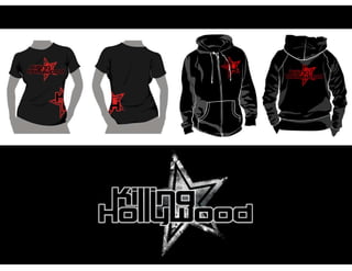 Killing hollywood logo + merch