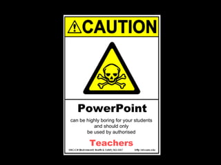 Stop Killing Students With PowerPoint