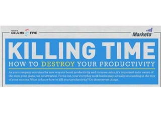 Killing Time: How to Destroy Your Productivity [Infographic]