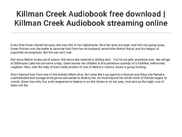 killman creek book killman creek book