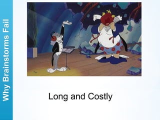 Why Brainstorms Fail




Long and Costly
 