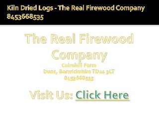 Kiln Dried Logs For Sale - The Real Firewood Company 8453668535