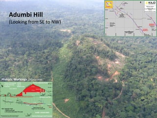 Adumbi Hill
     (Looking from SE to NW)




Historic Workings (1927 to 1959)
 