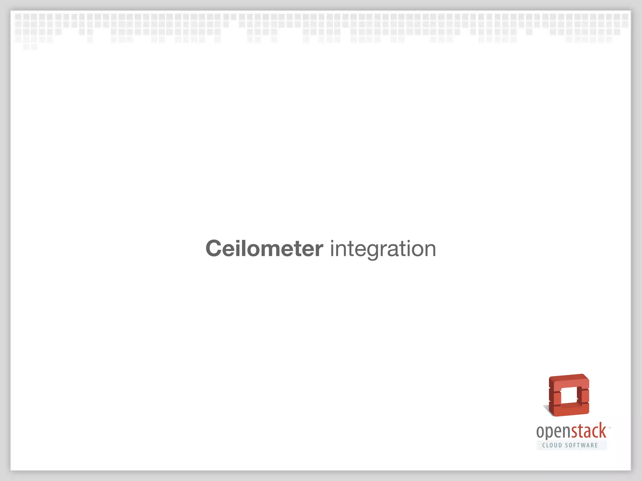 Ceilometer integration