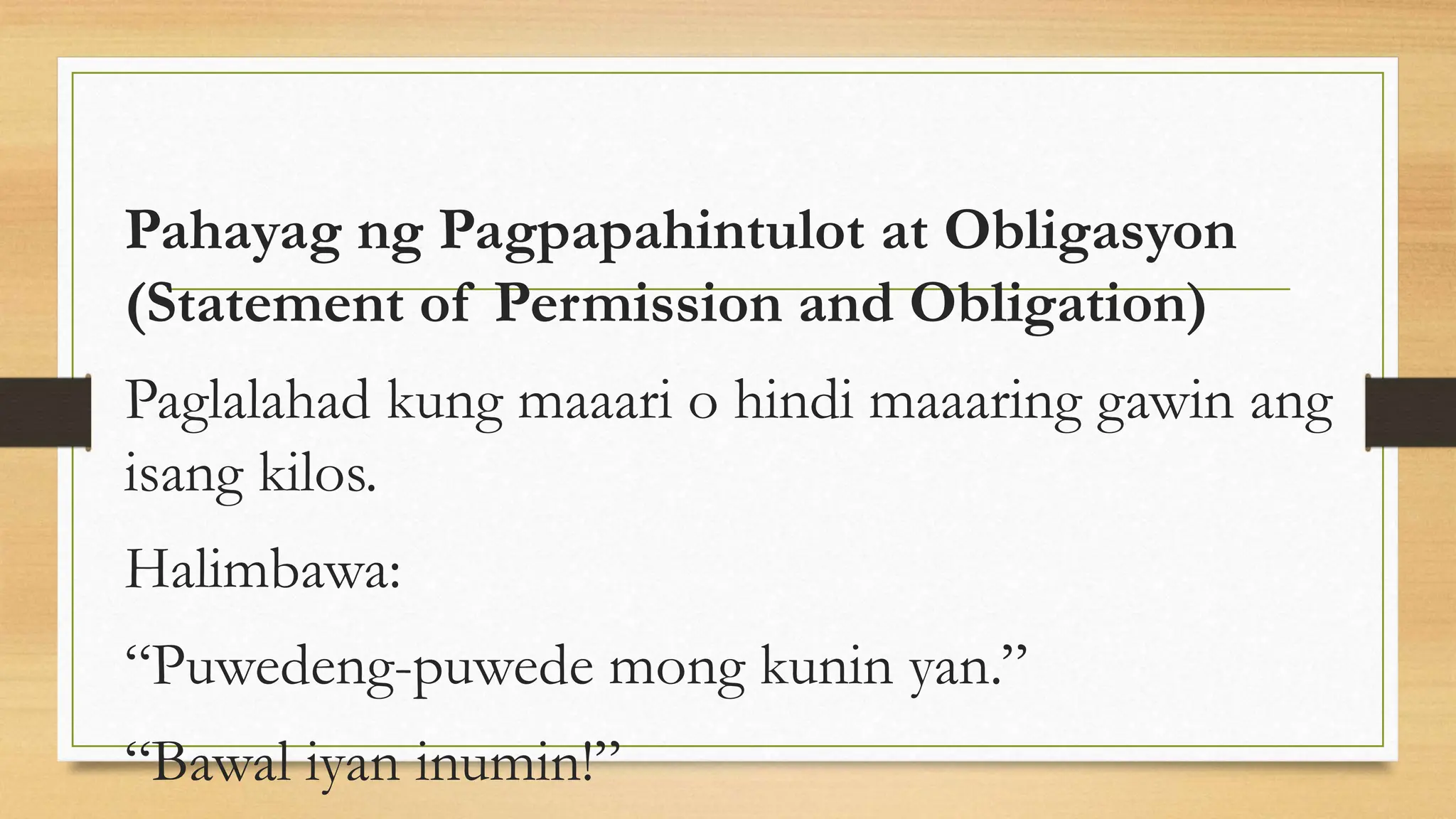 Gamit ng Wika bilang Regulatoryo PPT