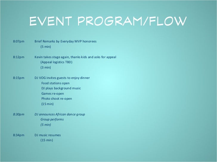 event programs