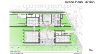 Renzo Piano Pavilion
Plan
 