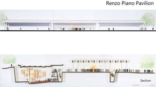Renzo Piano Pavilion
Section
 