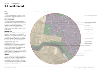 Urban Design Brief – BEIL6002 UNSW DECEMBER 2019KIMBERLEY CROFTS -- Z3199999 5
5
1.2 Local context
ZONING
LOCAL CHARACTER
HERITAGE SITES
NODES & LANDMARKS
TRANSIT
 