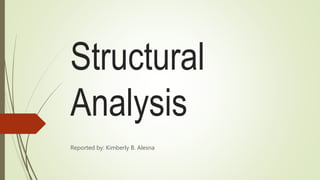 Structural Analysis | PPTX