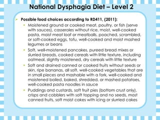 Kimberly Jones Dysphagia Diets presentation | PPT