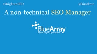 KIM DEWE - How to automate key SEO processes using API's and ...