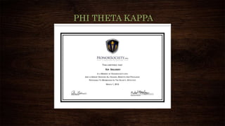 PHI THETA KAPPA
 