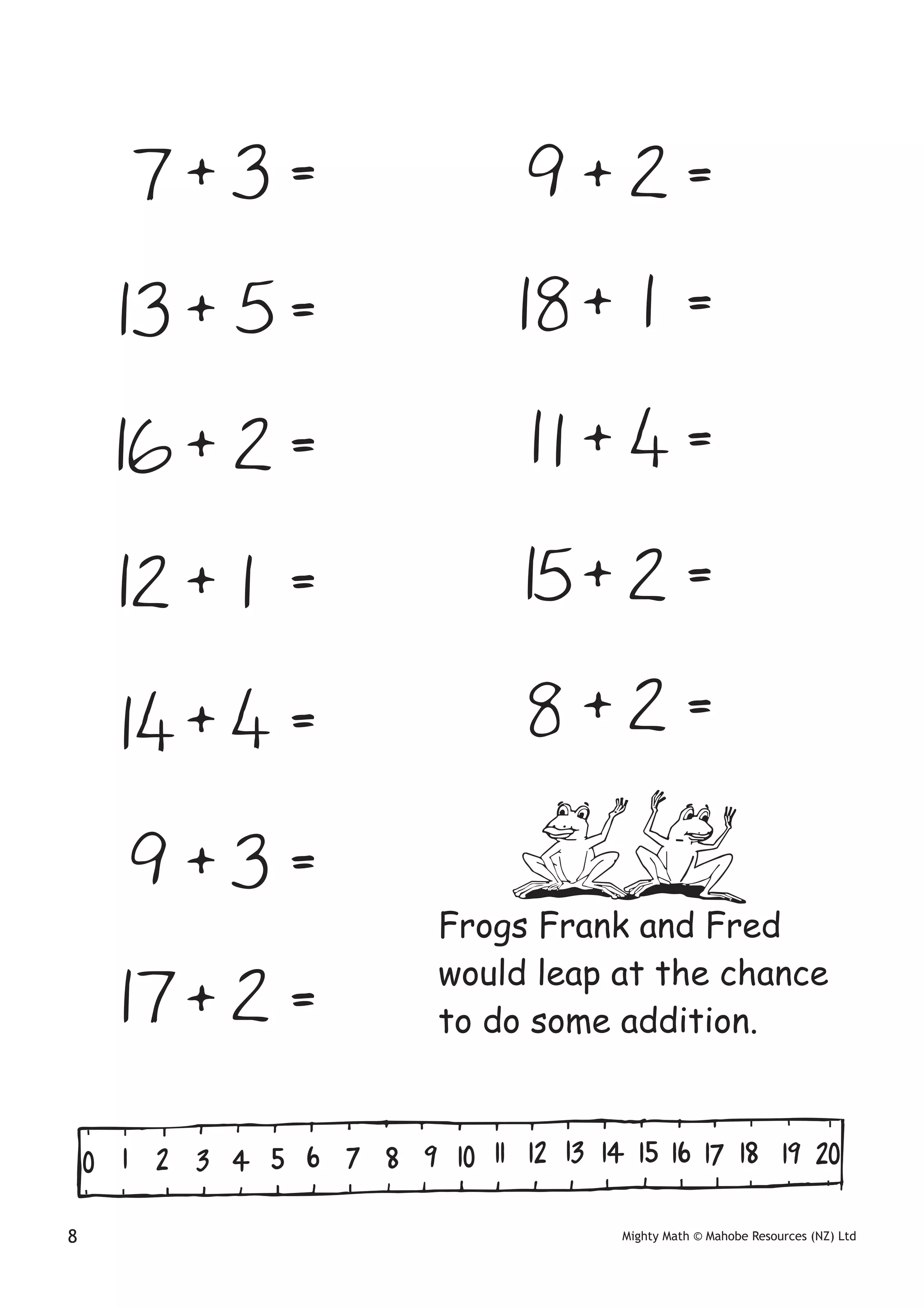 Kim freeman mighty math for 4-6 year olds introducing addition and ...