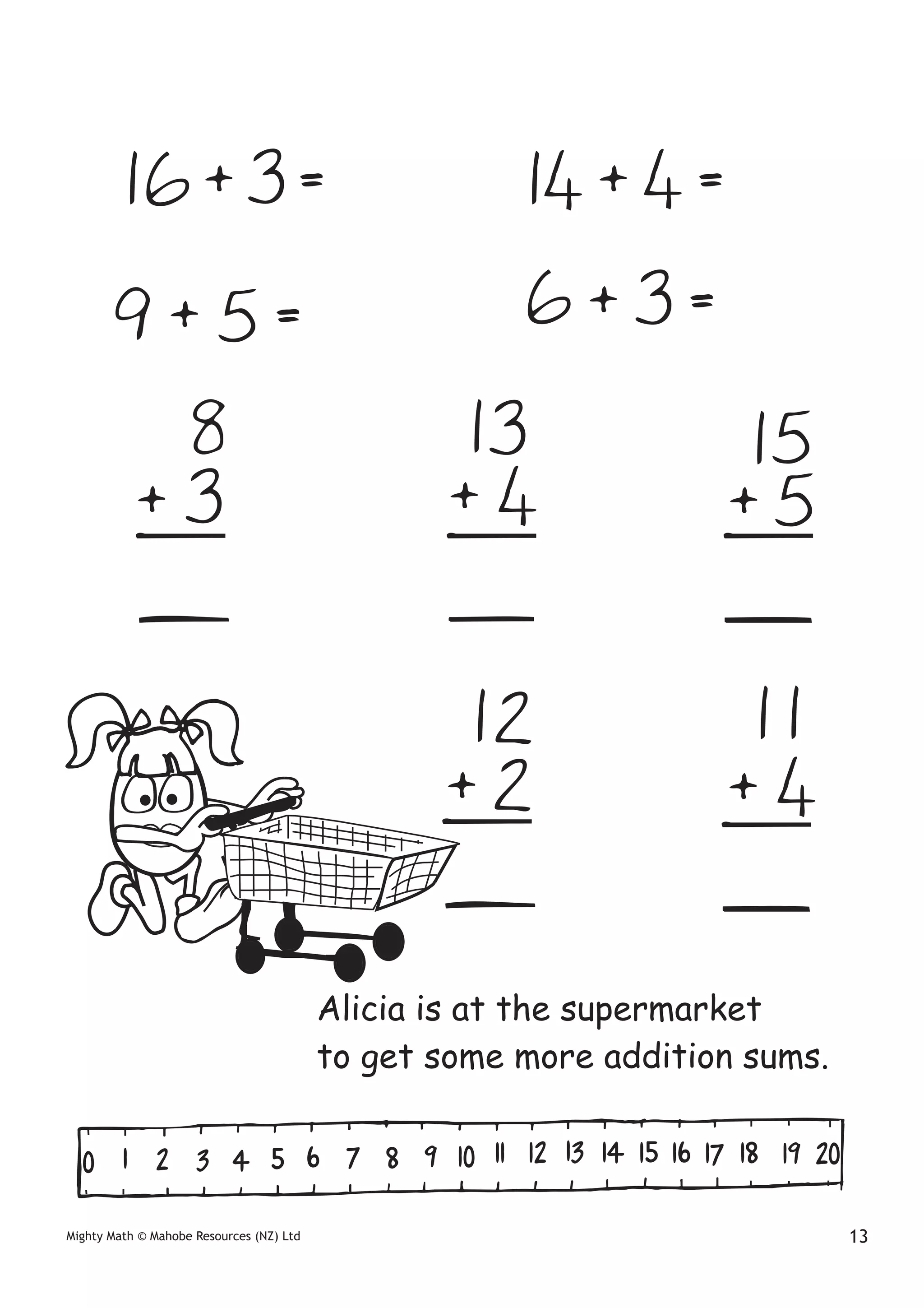 Kim freeman mighty math for 4-6 year olds introducing addition and ...