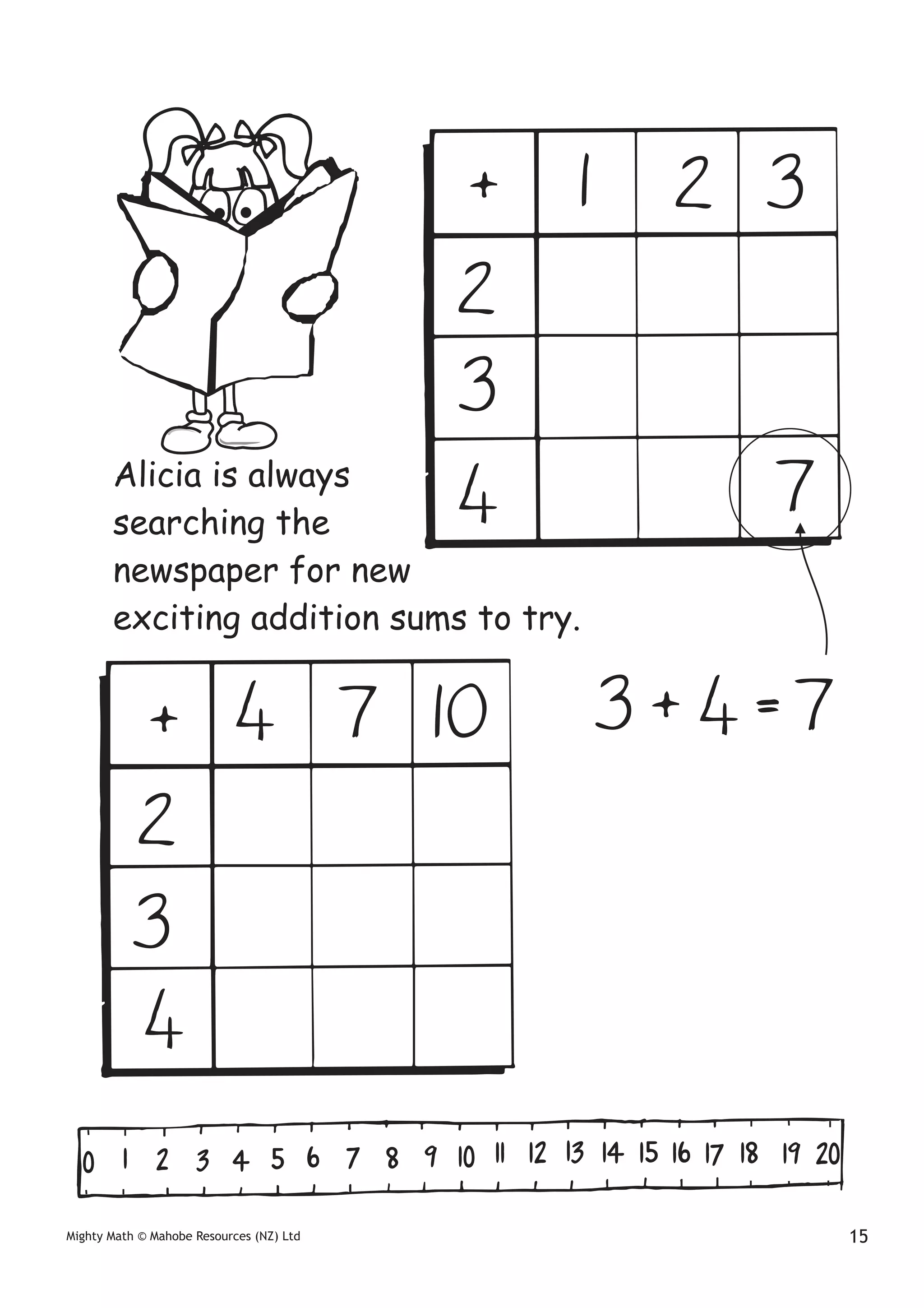 Kim freeman mighty math for 4-6 year olds introducing addition and ...