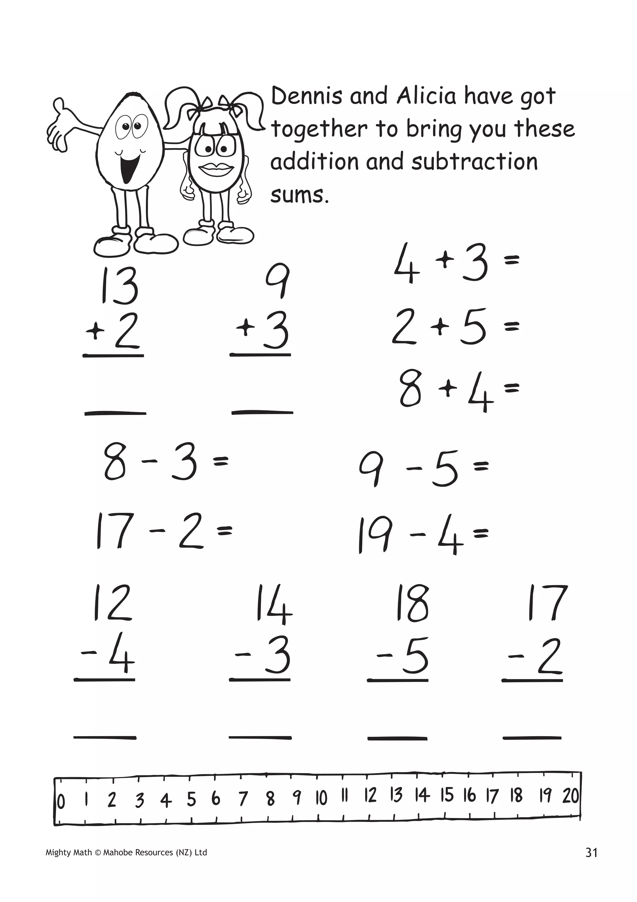 Kim freeman mighty math for 4-6 year olds introducing addition and ...