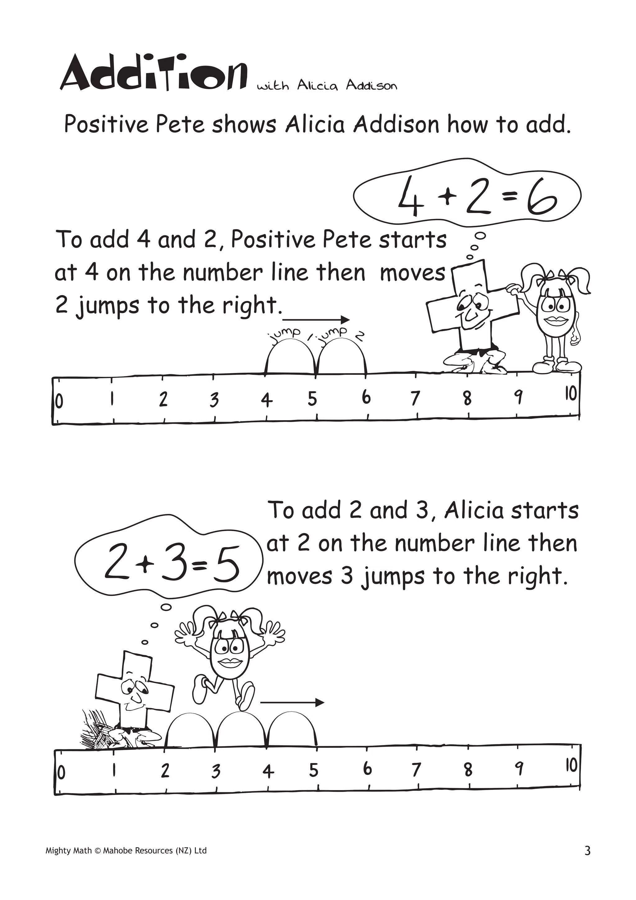 Kim freeman mighty math for 4-6 year olds introducing addition and ...