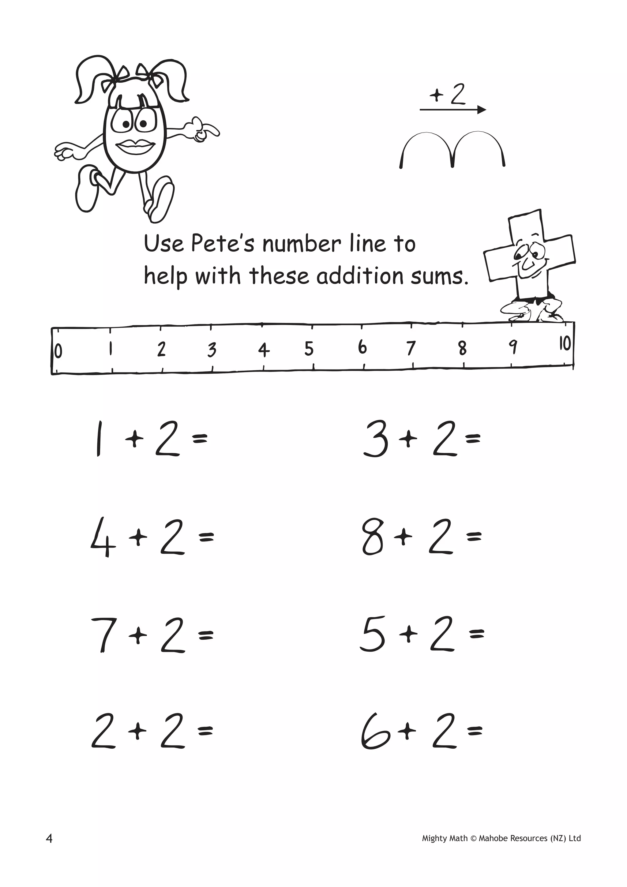 Kim freeman mighty math for 4-6 year olds introducing addition and ...