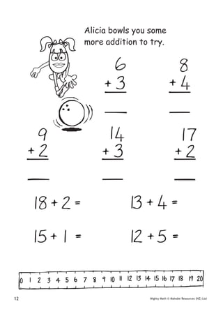 Kim freeman mighty math for 4-6 year olds introducing addition and ...