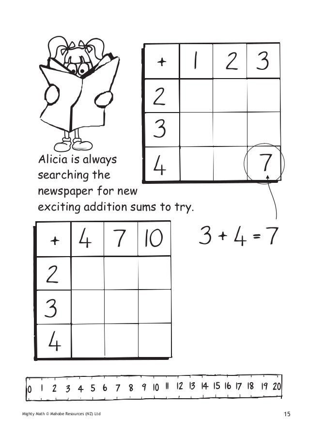 Kim freeman mighty math for 4-6 year olds introducing addition and s…
