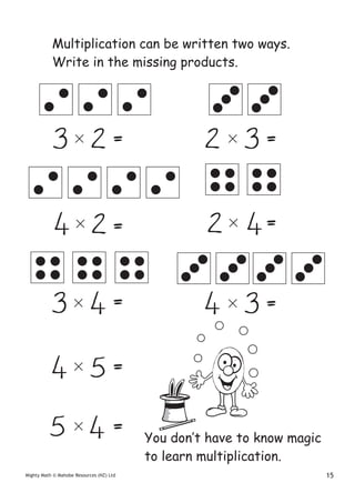 Kim Freeman Mighty Math For 4-6 Year Olds Introducing Multiplication…