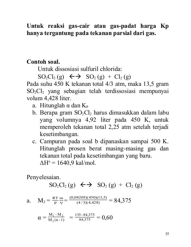 Contoh Soal Kimia Fisika Guru Paud