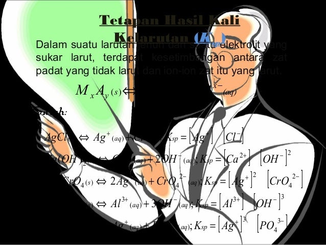 Kelarutan dan hasil kali larutan (Kimia)