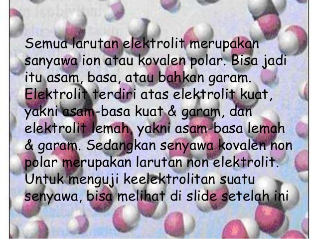 Larutan Elektrolit dan Reaksi Redoks