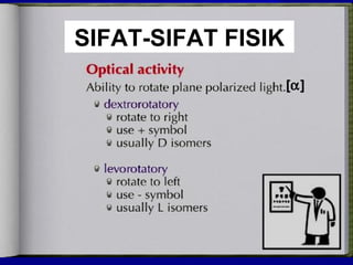 SIFAT-SIFAT FISIK
[α]
 