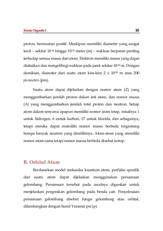 Kimia Organik I